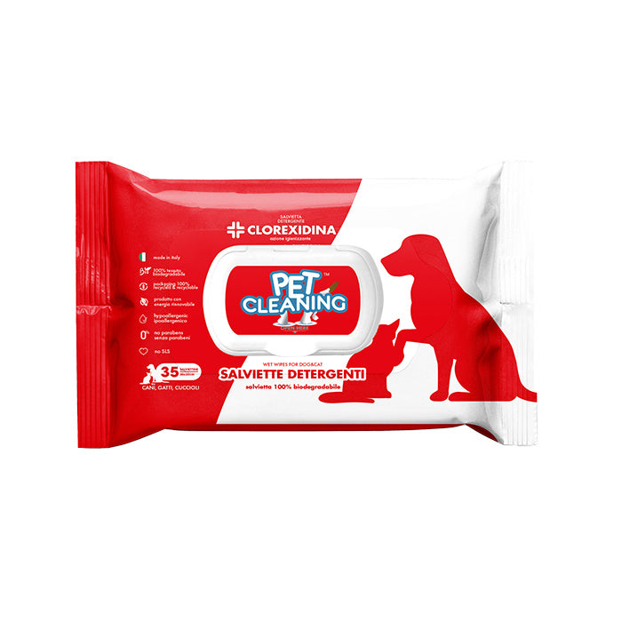 Toallitas Higiene Perro/Gato. Clorexidina 100 toallitas por bolsa - B2B -  Grupo Trixder