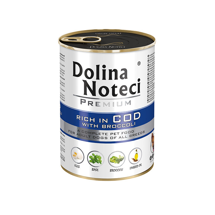 Dolina Noteci Premium rico en bacalao con brócoli
