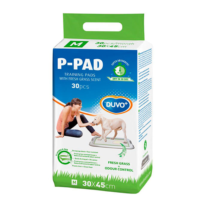 Alfombra Higiénica Absorbente Hierba Fresca Duvo P-Pad para Perros