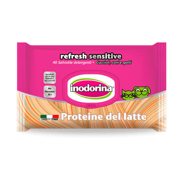 Indorina Proteína de Leche toallitas
