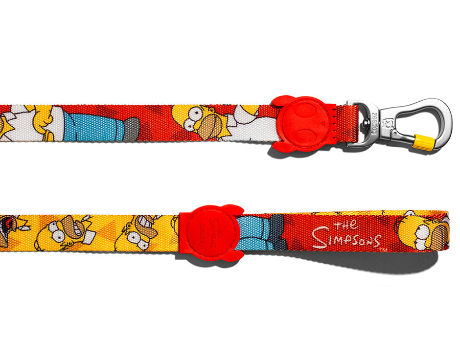 zeedog homer simpson leash correa trela